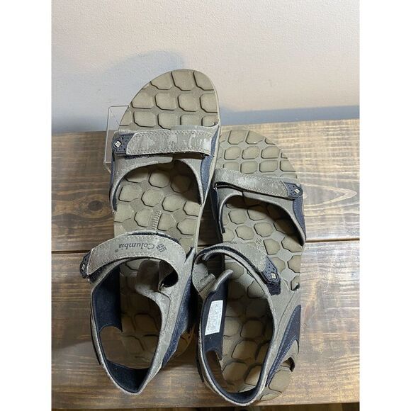 Columbia Surf Tide Sandals Men's Size 14 Outdoor Sport BM4045-223 Gray - Picture 5 of 6